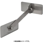 IRT-1040-150 [ステンレス製転倒防止可動式粘着金具 壁用 長方形100×40×150mm 2個入り 強度約100kg]