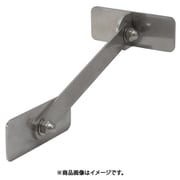 IRT-8030-100 [ステンレス製転倒防止可動式粘着金具 壁用 長方形80×30×100mm 2個入り 強度約50kg]