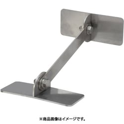 IYT-1040-100 [ステンレス製転倒防止可動式粘着金具 床壁兼用 長方形100×40×100mm 2個入り 強度約100kg]