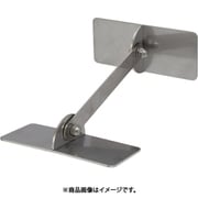 IYT-1250-150 [ステンレス製転倒防止可動式粘着金具 床壁兼用 長方形120×50×150mm 2個入り 強度約150kg]