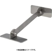 IYT-8030-100 [ステンレス製転倒防止可動式粘着金具 床壁兼用 長方形80×30×100mm 2個入り 強度約50kg]