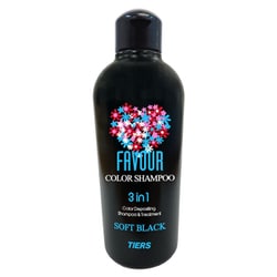 FAVOUR フェーバ カラーシャンプー ソフトブラック 240ml