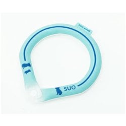 LINE RING SUO 28°ICE for dogs ボタン付 LLb エメラルドネイビー