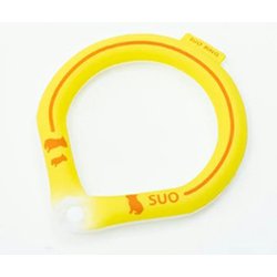 LINE RING SUO 28°ICE for dogs ボタン付 SSb イエローサフラン