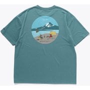 レイクトゥアベニューショートスリーブTシャツ PM0995 329 Tranquil Teal Camping Lサイズ [アウトドア カットソー メンズ]