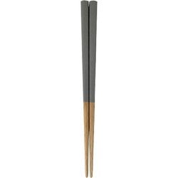 smoky color はじめてのお箸 18cm グレー