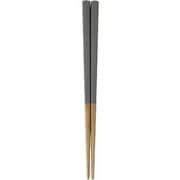 smoky color はじめてのお箸 18cm グレー