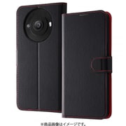 RT-AQF1ELC1/BR [AQUOS R8 pro 手帳/ブラック/レッド]