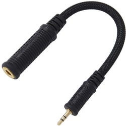 ヘッドフォン・イヤフォン用ケーブル Braided Mini Adaptor Cable-12conductor