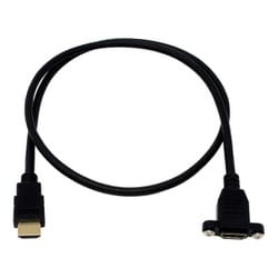 パネルマウント用 イーサネット対応ハイスピードHDMI延長ケーブル PM-HDMIV20A08