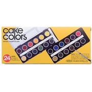 ホルベイン 固形水彩ケーキカラー 透明24色セット C012