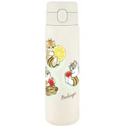 53-2077 mofusand ステンレスワンプッシュボトル 480ml みつばち