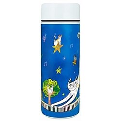 226-001 おかべてつろう ステンレスボトル 300ml 音楽は心を軽くしてくれる魔法みたい