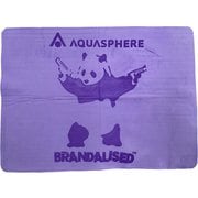 ドライタオル バンクシーズ グラフィティ パンダガンズ DRY TOWEL BANKSY’S GRAFFITI Panda Guns 231110 PURPLE [スイミング アクセサリ]