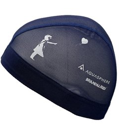 メッシュキャップ バンクシーズ グラフィティ バルーンガール MESH CAP BANKSY’S GRAFFITI Balloon Girl 254003 NAVY Mサイズ [スイミング キャップ]