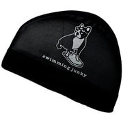 スイムジャンキーメッシュキャップ SWIM JUNKY* AS MESHCAP 254030 BLK/WHT Mサイズ [スイミング キャップ]