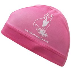 スイムジャンキーメッシュキャップ SWIM JUNKY* AS MESHCAP 254036 PINK/WHT Mサイズ [スイミング キャップ]