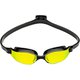 エクシード XCEED 197500 BLACK/BLACK/BLACK YELLOW TITANIUM MIRROR LENS [スイミング ゴーグル]