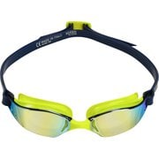 エクシード XCEED 197540 B.YELLOW/NAVY YELLOW TITANIUM MIRROR LENS [スイミング ゴーグル]