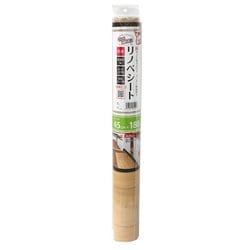 貼ってはがせる リノベーション 床材 リノベシート 防水タイプ キッチンマットサイズ 45cm×180cm 木目柄 ベージュ REN-13