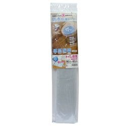 貼ってはがせる 抗菌 防カビ 防水 キズ保護シート トイレマットサイズ 90cm×80cm 半透明 BKT-9080
