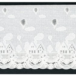 吸盤タイプの窓飾りシート レースタイプ 抗菌 防カビ配合 目隠し効果 40cm×90cm ホワイト ML-4002