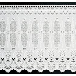 吸盤タイプの窓飾りシート レースタイプ 抗菌 防カビ配合 目隠し効果 90cm×90cm ホワイト ML-9002