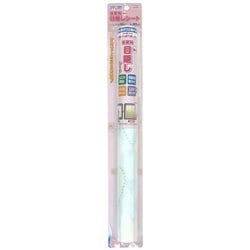吸盤タイプの窓飾りシート 浴室用 両面防カビ加工 紫外線99％カット ノンシルエット 46cm×90cm 水滴柄 ブルー YMS-4604