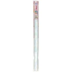 吸盤タイプの窓飾りシート 浴室用 両面防カビ加工 紫外線99％カット ノンシルエット 92cm×90cm 水滴柄 ブルー YMS-9204