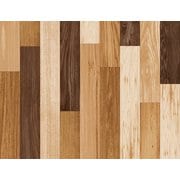 貼ってはがせる 装飾シート デコレーションシート 80cm×200cm 寄せ木柄 ブラウン DEC-09 ヨセギ 80cm×200cm