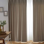 既製カーテン ドレープ オフト 100cm×135cm ベージュ 1枚入 V2101