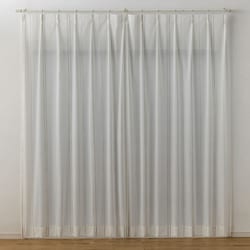 既製カーテン レース ステッチライン 100cm×198cm ベージュ 1枚入 V2107