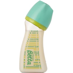 ドクターベッタ哺乳びん ブレイン 広口 WS2-240ml Green PPSU