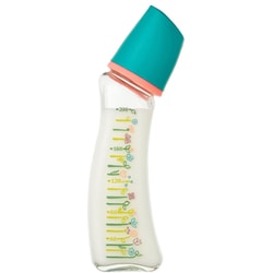 ドクターベッタ哺乳びん ブレイン GF5-200ml フラワー 耐熱ガラス