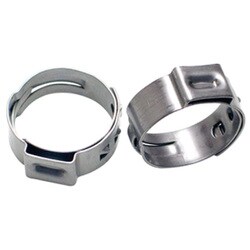 ステップレスイヤークランプ 17.8mm～21.0mm 10個入り YM11-0066