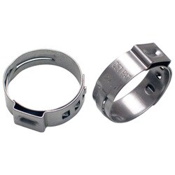 ステップレスイヤークランプ 20.9mm～24.1mm 10個入り YM11-0067