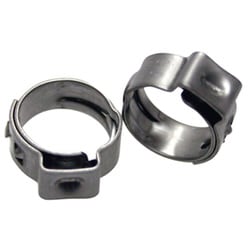 ステップレス イヤークランプ 7.8～9.5mm 10個入り YM12-0074