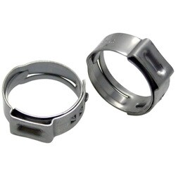 ステップレス イヤークランプ 14.8～18.0mm 10個入り YM12-0078
