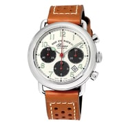 SOWAR MONOCHROMEGRAPH (ソワールモノクロームグラフ) 42mm 自動巻 レザーバンド 正規品 2年保証 WE.SM.42.WH L