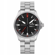 THREE HAND WITH REHAUT (スリーハンド リホート) 42mm 自動巻 ステンレススチール 正規品 2年保証 DA343 B