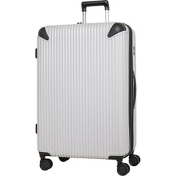 スーツケース ハード/ファスナータイプ 旅行日数目安：1週間以上 90L/拡張時98L TSAロック搭載 SP-0836-68 ホワイトカーボン