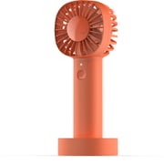 ハンディ扇風機 FAN C 充電式 デュアル構造オレンジ LUMENA-FC-OR