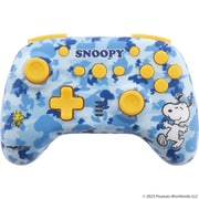 SWITCH用 スヌーピー ワイヤレスコントローラー カモブルー T2-SNPSWLC-CB