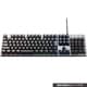 PS5/SWITCH用 ゲーミングキーボード静音 赤軸 メカニカルタイプ CY-P5GMKBSR-SL