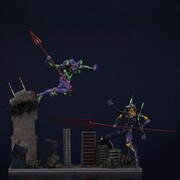 SCENE SCAPE DIORAMA シン・エヴァンゲリオン劇場版 初号機 vs 第13号機 [塗装済完成品フィギュア 全長約700mm]