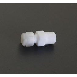 8mmxR 1/4” コネクタ（雄ねじ/フッ素樹脂） EA425HA-82