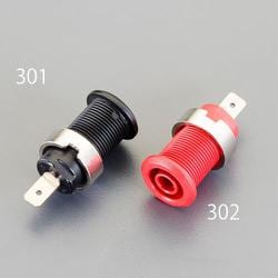 4mm セーフティソケット（赤） EA940DP-302