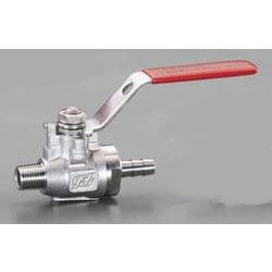 R 3/8”x11mm ボールバルブ(ステンレス製/タケノコ型) EA470AP-3