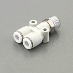 10mmxR 3/8” Y型ユニオン（ねじ付） EA140HA-103