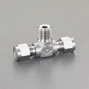 R 1/4”x 8mmx 8mm ユニオン(T型/ステンレス製) EA425CL-82